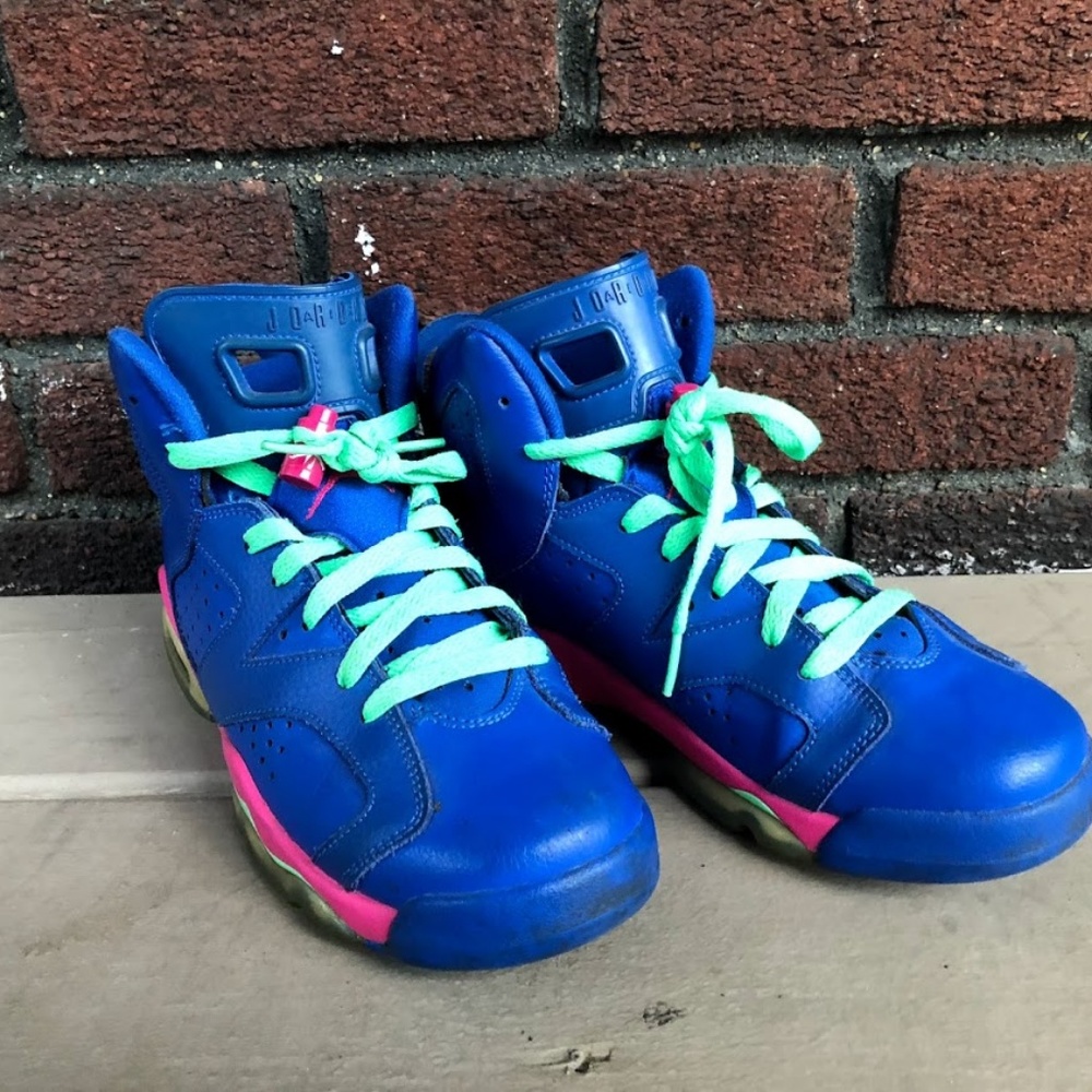 NIKE AIR JORDAN RETRO 6 VI Game Royal GG 543390-43